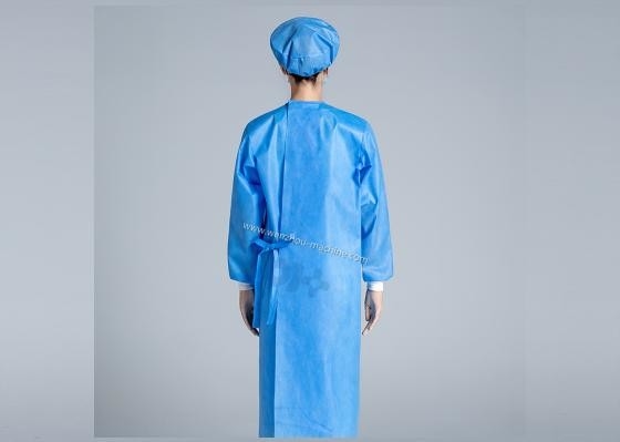 Automatic Non Woven Medical Disposable Isolation Protective Clothing SMS Water Proof Surgical Gown MACHINE